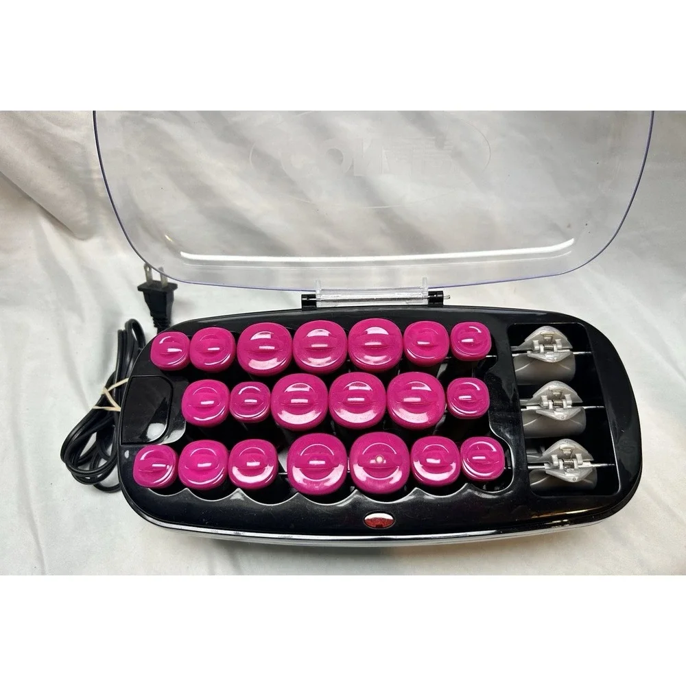 Conair Xtreme Instant Heat 20 Multi-Sized Flocked Rollers Curlers 3Clips CHV26HX